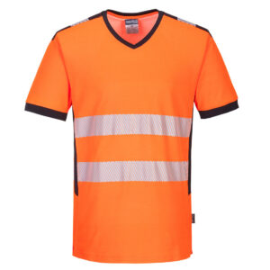 PW310 - T-shirt col V PW3 Hi-Vis