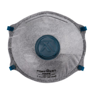 Masque FFP2 à valve Charbon Dolomite (Pk10) - Portwest P223