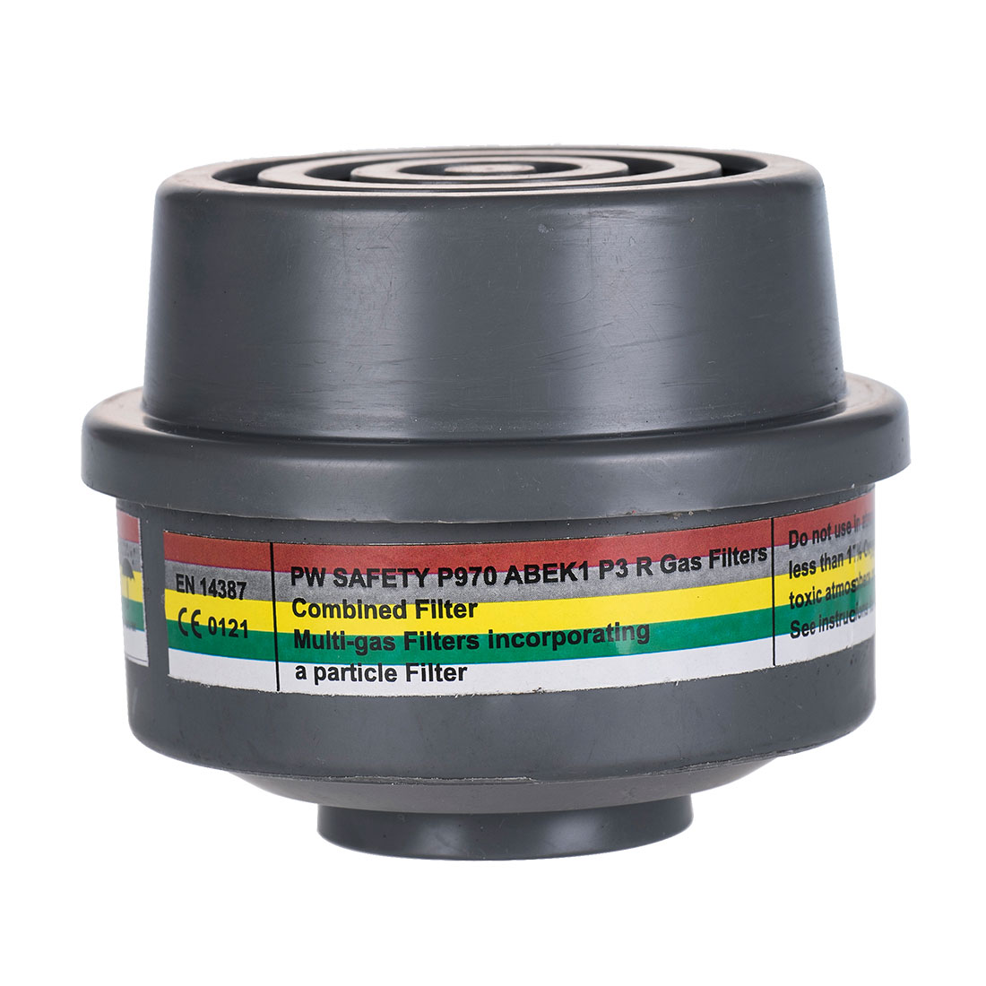 Filtre combiné ABEK1P3 Raccordement à filetage spécial (Pk4) - Portwest P970