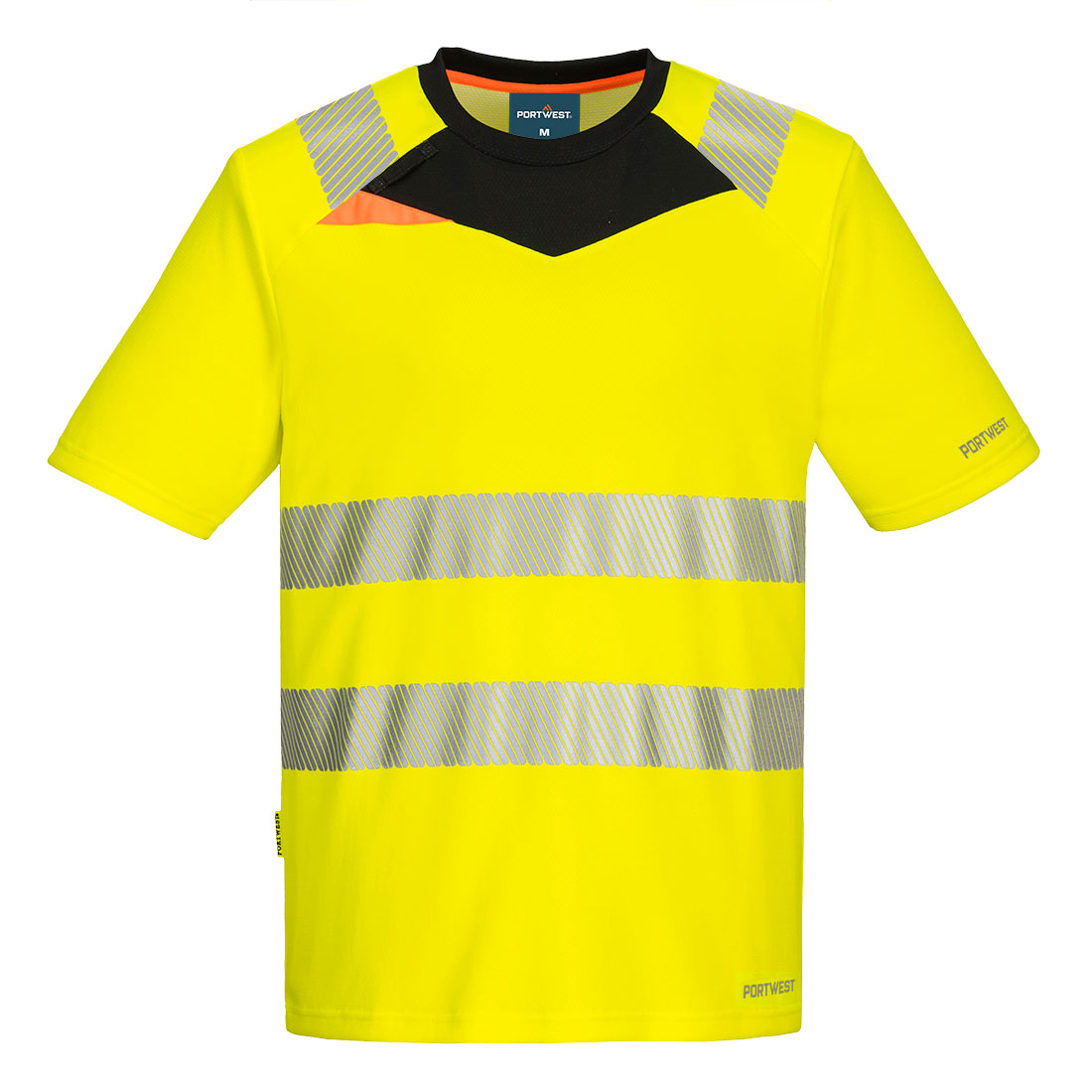 Tee-shirt DX4 - Portwest DX413 - Yellow/Black