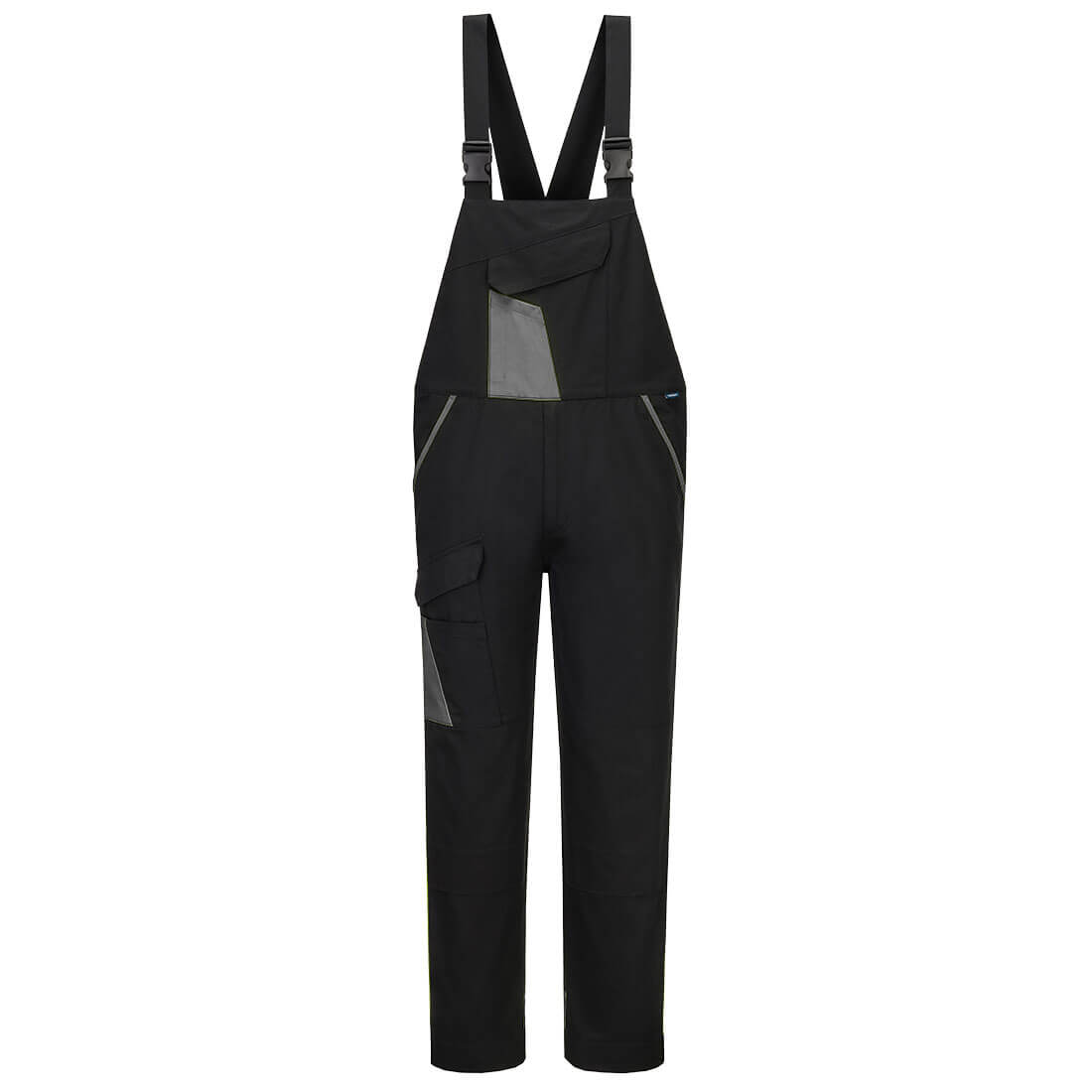 Cotte à bretelles coton WX1 - Portwest CD112 - Black/Grey