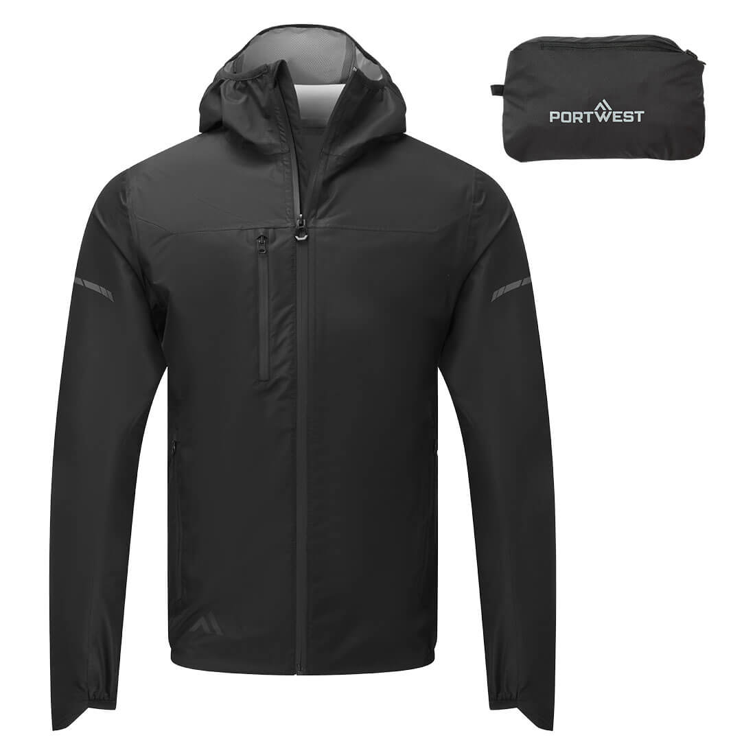 Veste imperméable piable EV4 - Portwest EV466 - Black