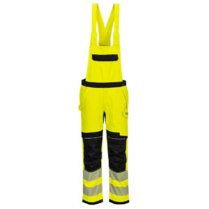 Cotte à bretelles HV Modaflame PW3 - Portwest FR420 - Yellow/Black