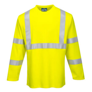 T-shirt à manches longues haute visibilité FR - Portwest FR96 - Yellow
