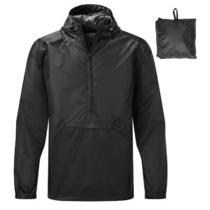 Veste imperméable pliable à enfiler - Portwest S603 - Black